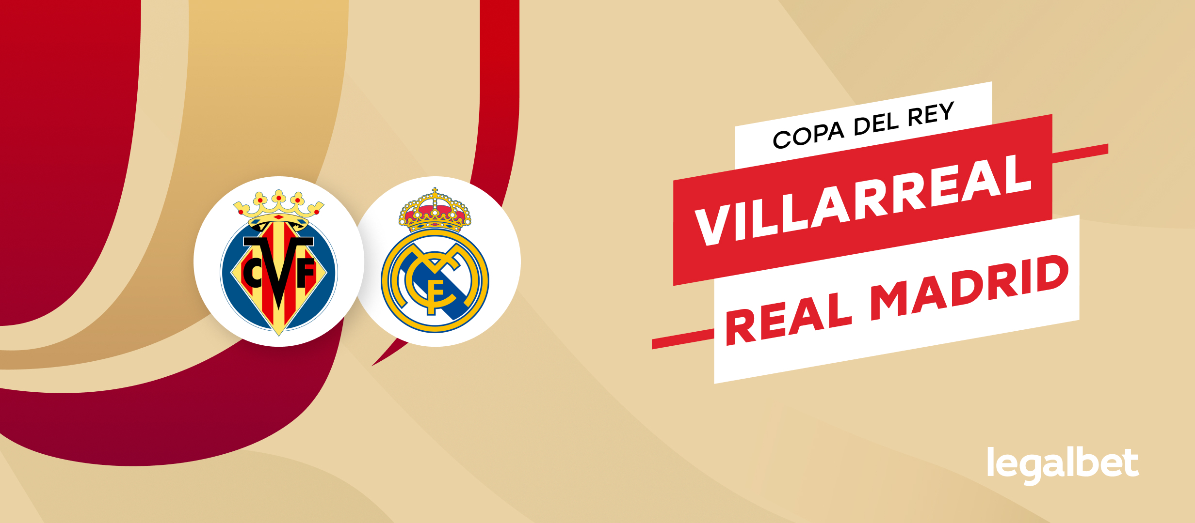 Apuestas y cuotas Villarreal - Real Madrid, Copa del Rey 22/23