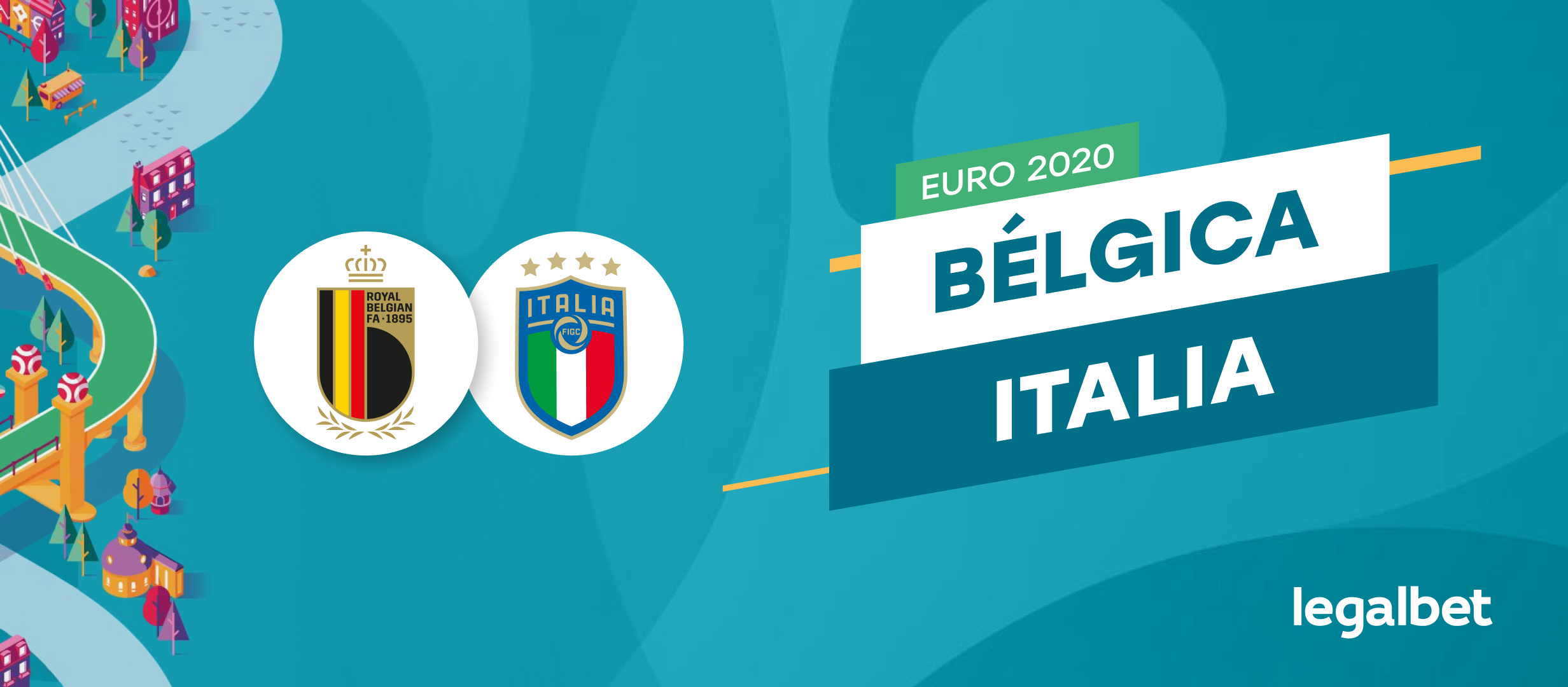 Apuestas y cuotas Bélgica - Italia, EURO 2020