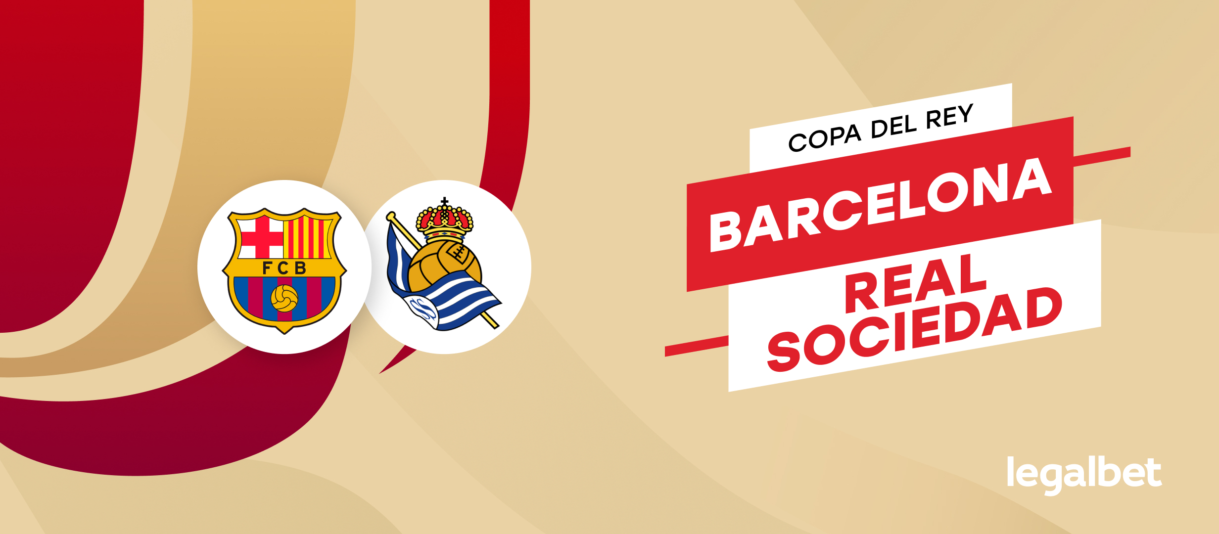 Apuestas y cuotas Barcelona - Real Sociedad, Copa del Rey 2022/23
