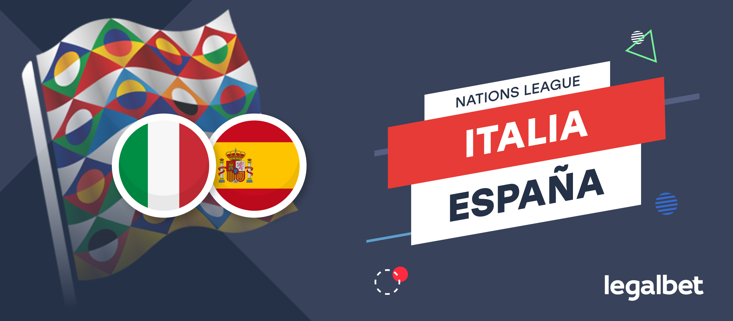 Apuestas y cuotas Italia - Nederland, Nations League 2021/22