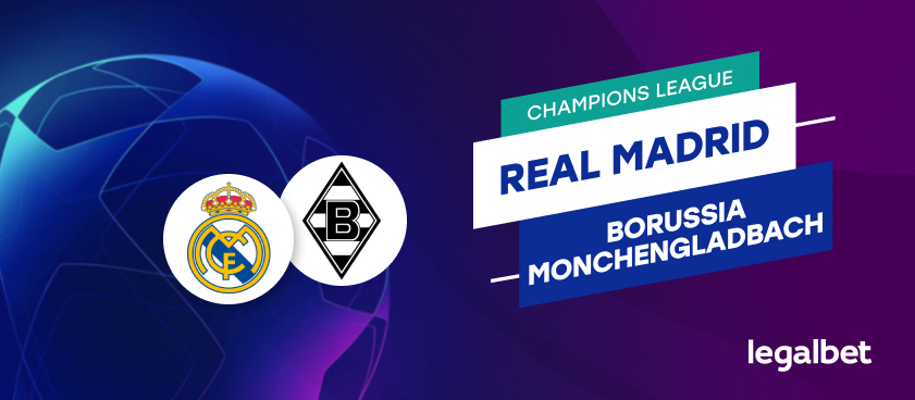 Apuestas y cuotas Real Madrid - Borussia Monchengladbach, Champions League 2020/21